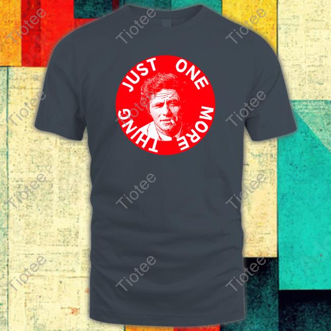 Mysterious Bookshop Just One More Thing Peter Falk Tee