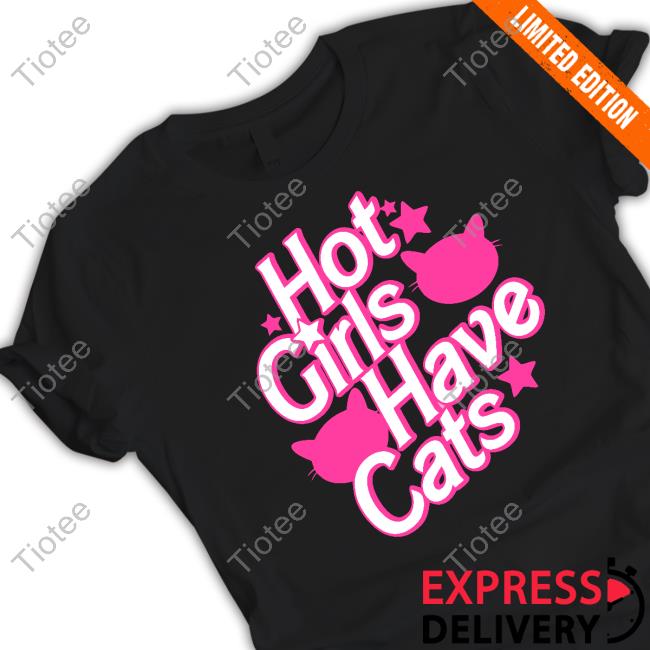 Official Weird Lil Guys Merch Hot Girls Have Cats Tee