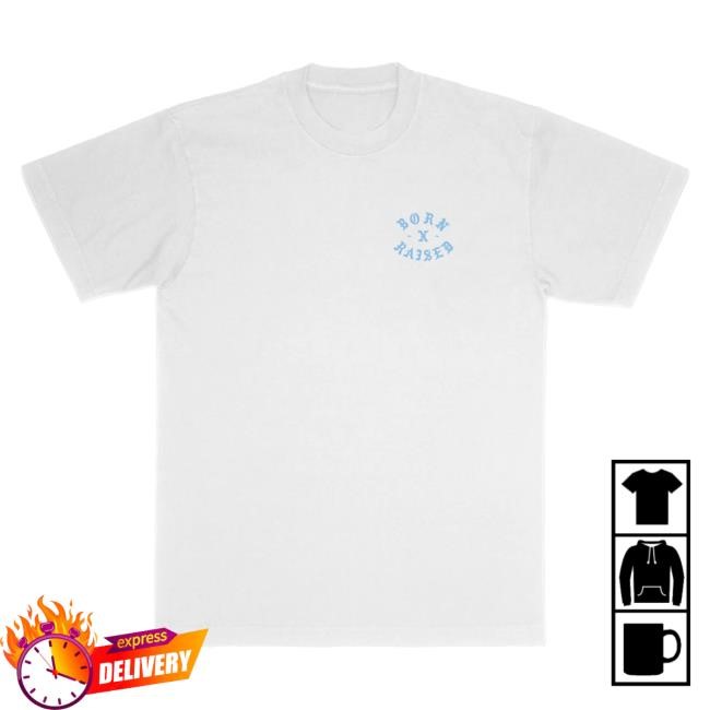 Official Born X Raised Merch Store Shop Precious Rocker New Shirt: White BornXRaised