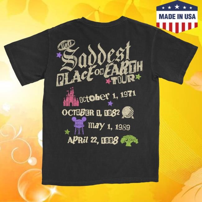 Saddest Place On Earth Tour Shirt | The Lost Bros Official Merch Store