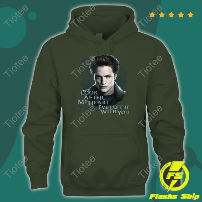 Look After My Heart I've Left It With You Long Sleeve Tee Official The Twilight Saga Look After My Heart I've Left It With You Crewneck Lionsgate Shop