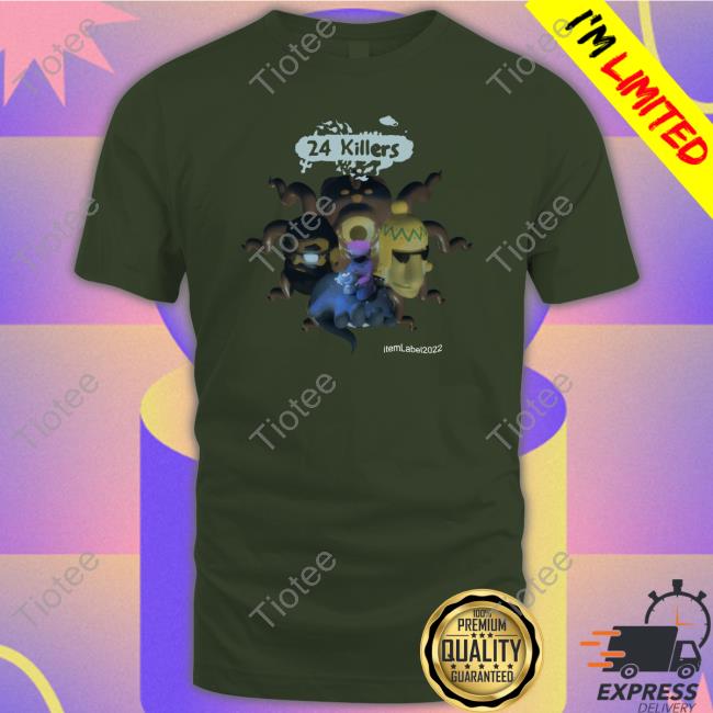 24 Killers Shirt Item Label