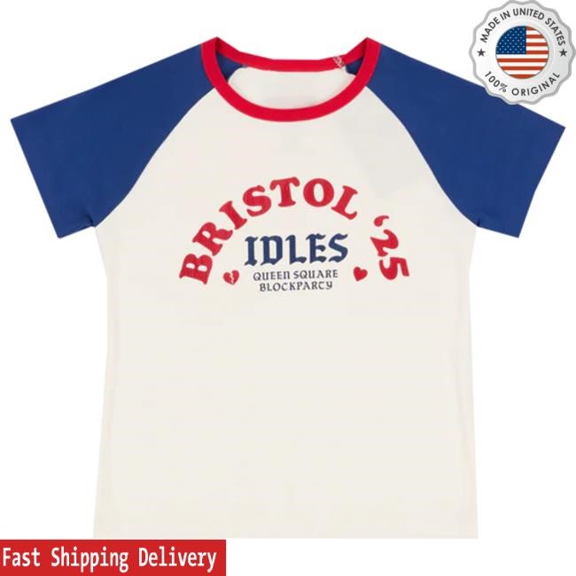 Official Idles Merch Store Shop Idles Band Queen Square Fitted Raglan Hot Shirt