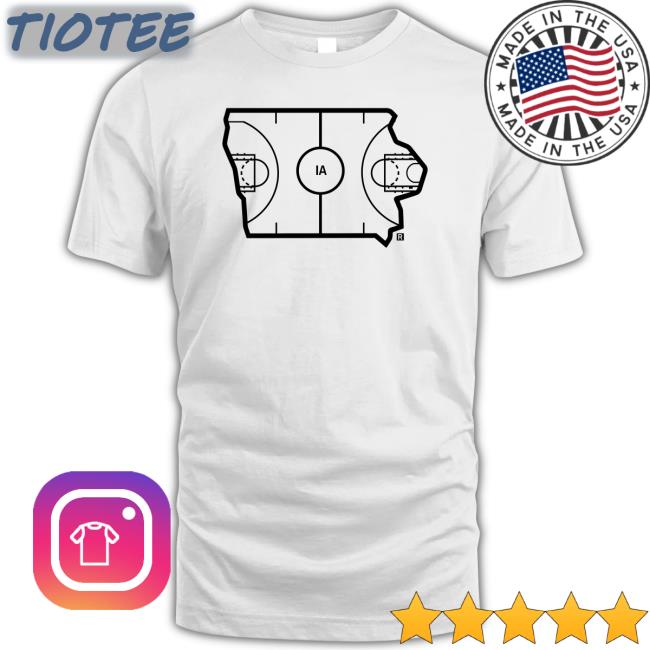 Iowa Outline Basketball Shirt