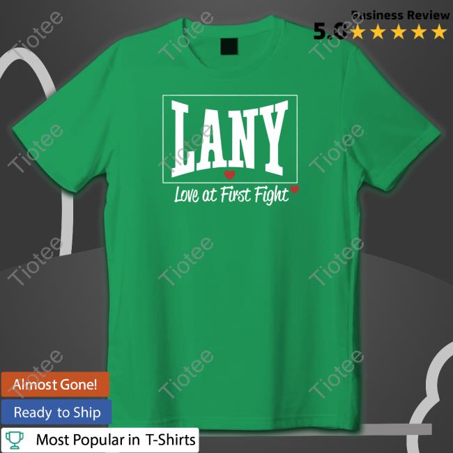 Lany Merch Love At First Fight Black Sweatshirt