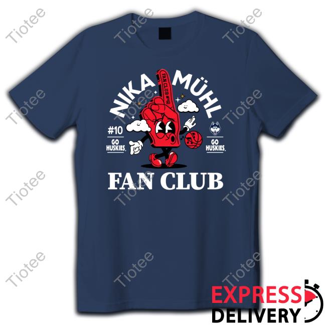 Uconn Nil Store Nika Muhl Fan Club Tee Shirt