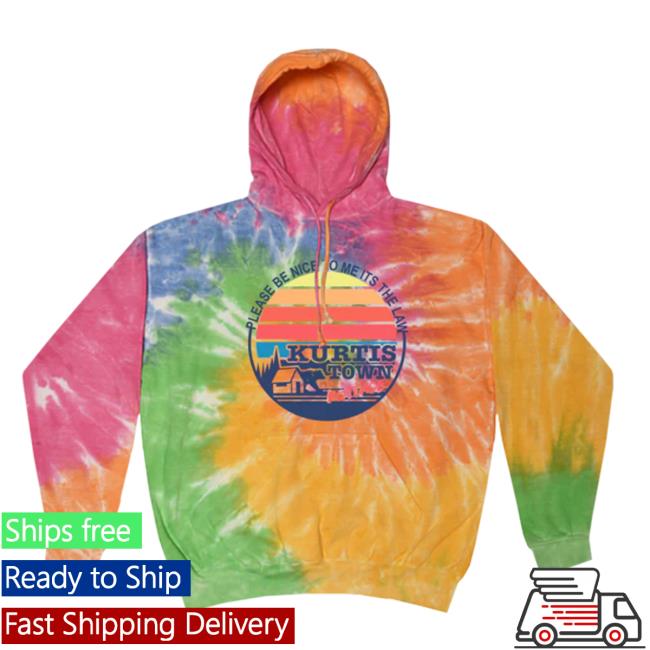 Official Kurtis Conner Kurtistown Kottage Tie Dye Pullover Pull Over Hoodie