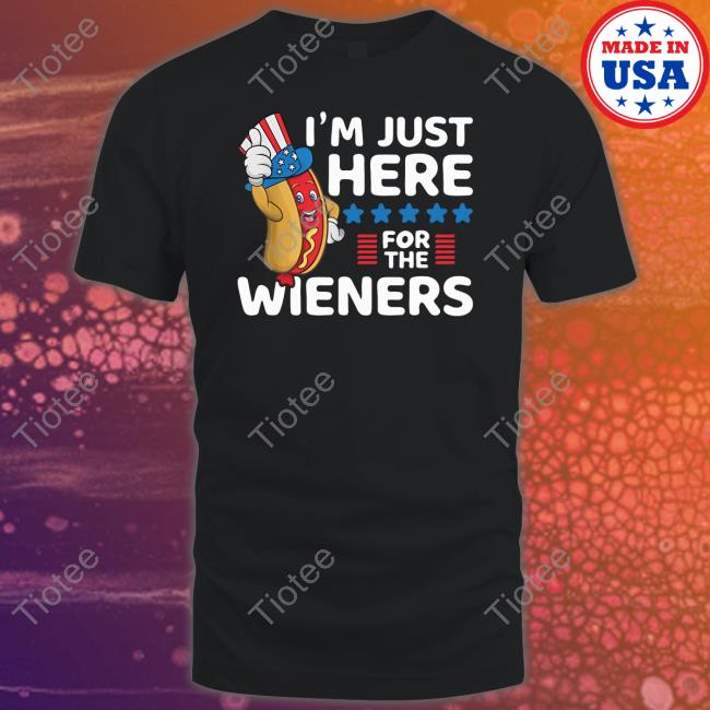 Hot Dog I’M Just Here For The Wieners Hoodie