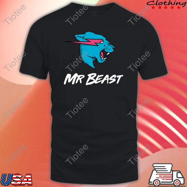 Mr Beast Full Logo Hooded Sweatshirt