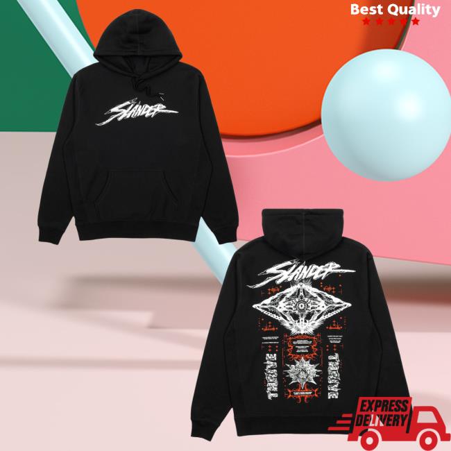 Official Slander Merch Store Rebirth Hoodie - Black Slander Apparel Clothing Shop