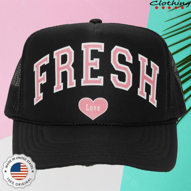Official Fresh Love Merch Store Fresh Love Varsity Hat Fresh Love Clothing Shop