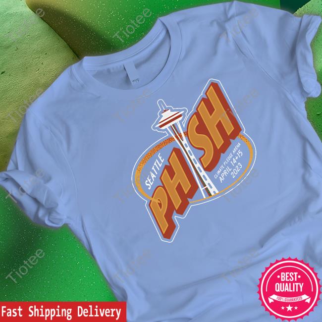 Seattle Phish Climate Pledge Arena April 14 15 2023 Hoodied Sweatshirt Live Phish