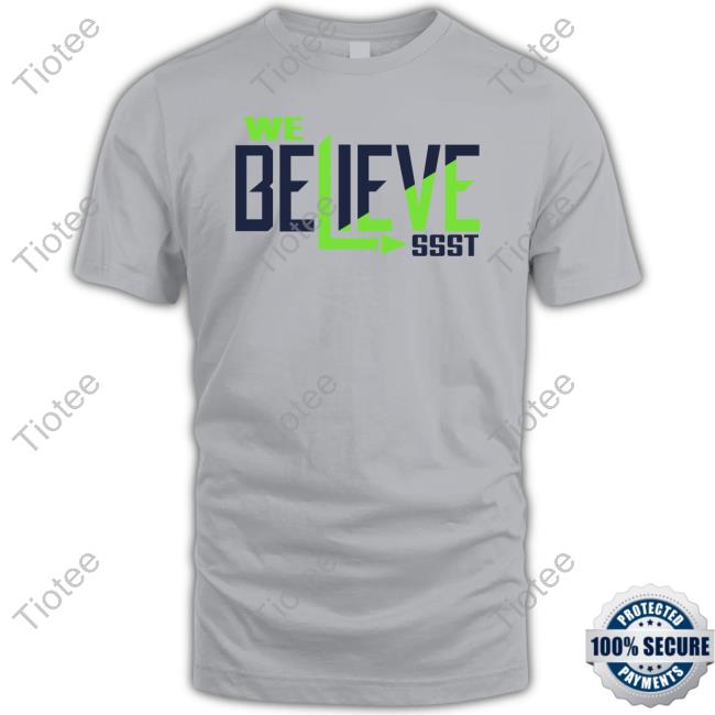Seattle Seahawks Genosmith3 Wearing We Believe Ssst Sweatshirt