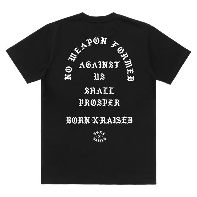 Official Born X Raised Store Shop Born X Raised No Weapon Popover Shirt: Black BornxRaised