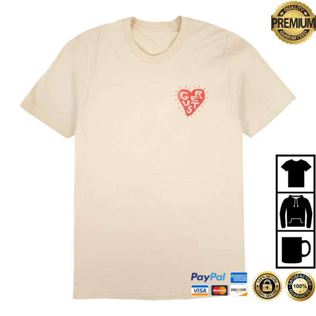 Official Guster Merch Store Shop Guster Heart Hot Shirt