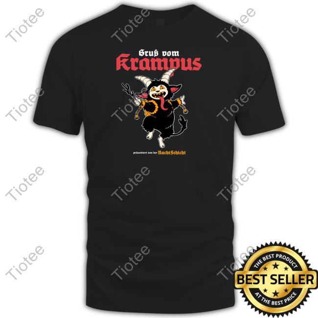 Teeketch Store Grub Vom Krampus Prasentiert Von Der Nachtschicht Tee Shirt