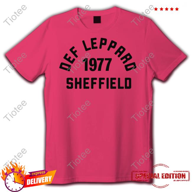 Defleppard Merch 1977 Sheffield Tee