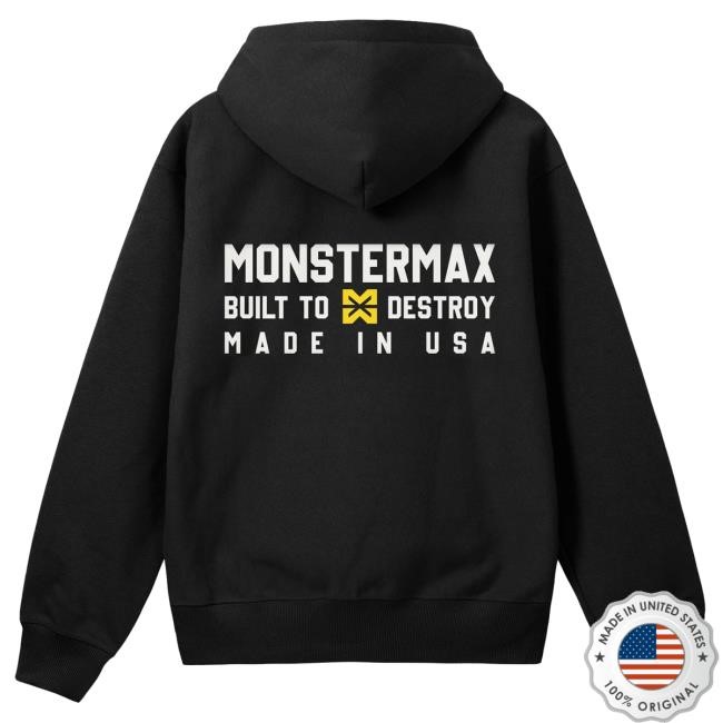 Official Monstermax Merch Store Jump Black Attractive Hoodie