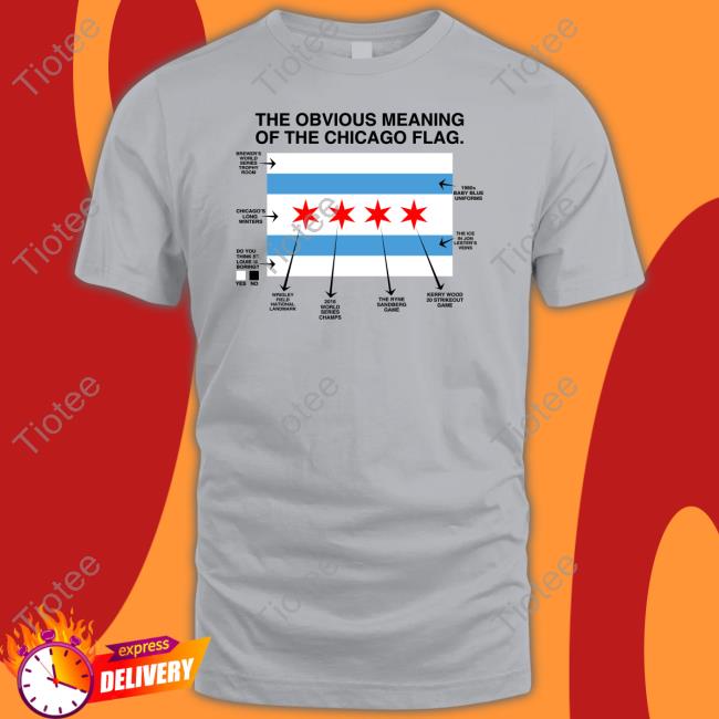 Obviousshirts The Obvious Meaning Of The Chicago Flag T Shirts