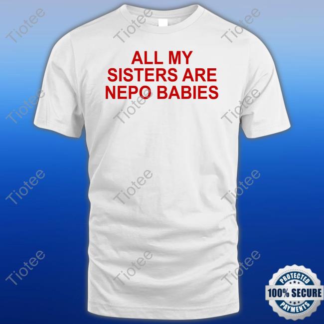 Tallulah Willis Wearing All My Sisters Are Nepo Babies Shirts
