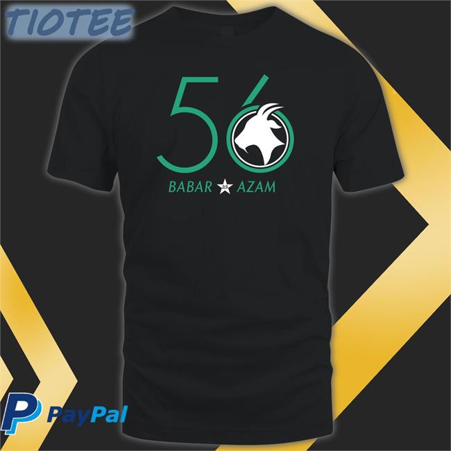 Pcb Shop 56 Goat Babar Azam Tee Pakistan Cricket