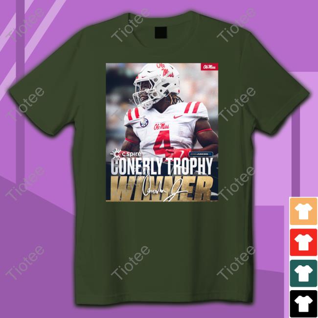 Conerly Trophy Winner Quinshon Judkins Tee Shirt