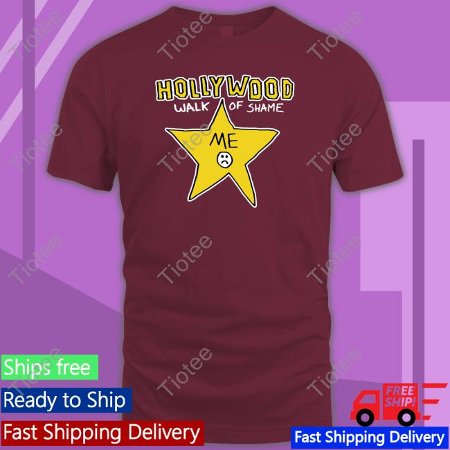 Shirts That Go Hard Hollywood Walk Of Shame Long Sleeve T Shirt Thegoodshirts