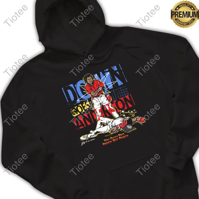 Gv Art And Design Down Goes Anderson Limited Edition Long Sleeve T Shirt