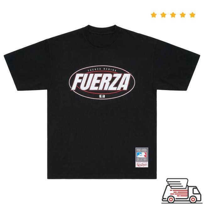 Fuerza Regida Impact - Black S/S Shirts | Fuerza Regida Merch Store Official