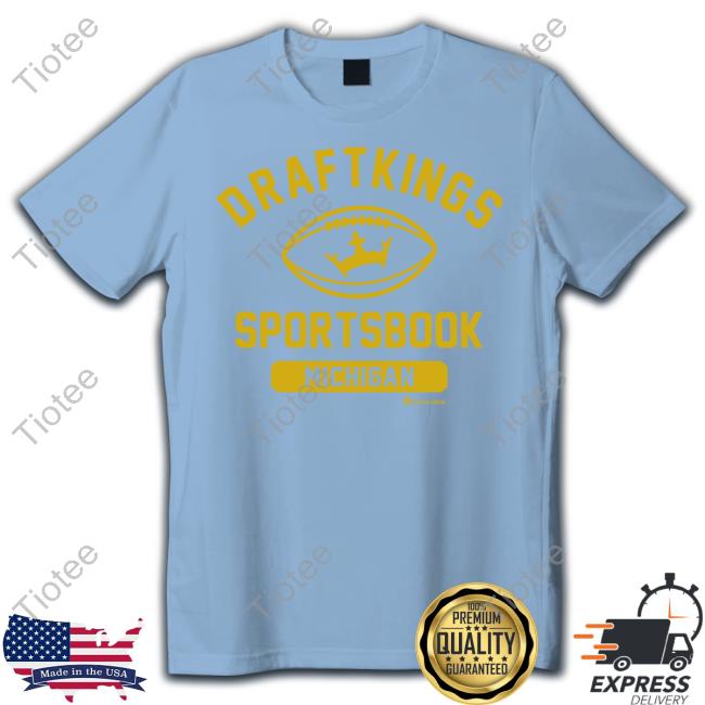 Official Draftkings Shop Draftkings Michigan Sportsbook Tee
