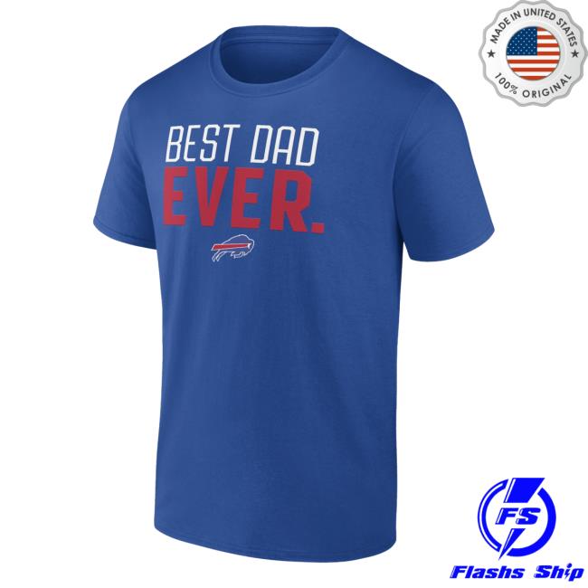 Official Buffalo Bills Best Dad Ever Long Sleeve Tee