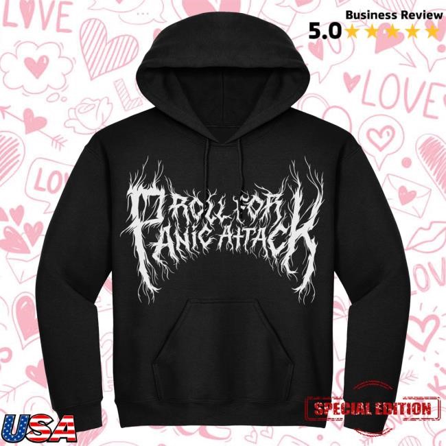 Official Dropout Tv Dropout Merch Roll for Panic Attack Hooded Sweatshirt