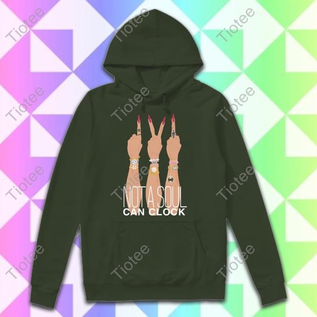 Official Monica Beverly Hillz Not A Soul Can Clock Hoodie