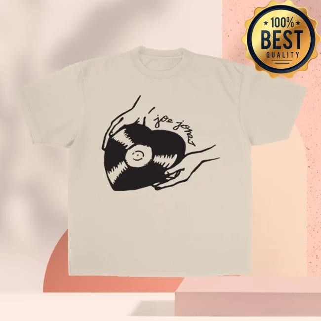 Heart Record Shirt - Sand Shirt Joe Jonas