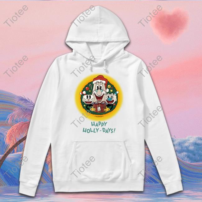 Happy Holly-Days The Cuphead Show Tee Shirt