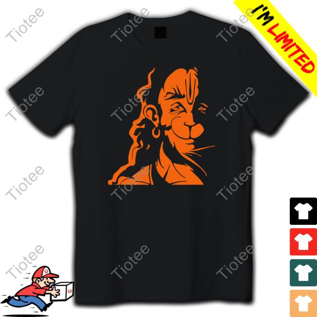 Kadak Merch Akash Banerjee Happy Hanuman T-Shirt Thedeshbhakt