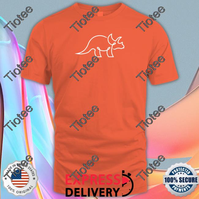 Try Guys Merch Orange Triceratops Orange Hoodie