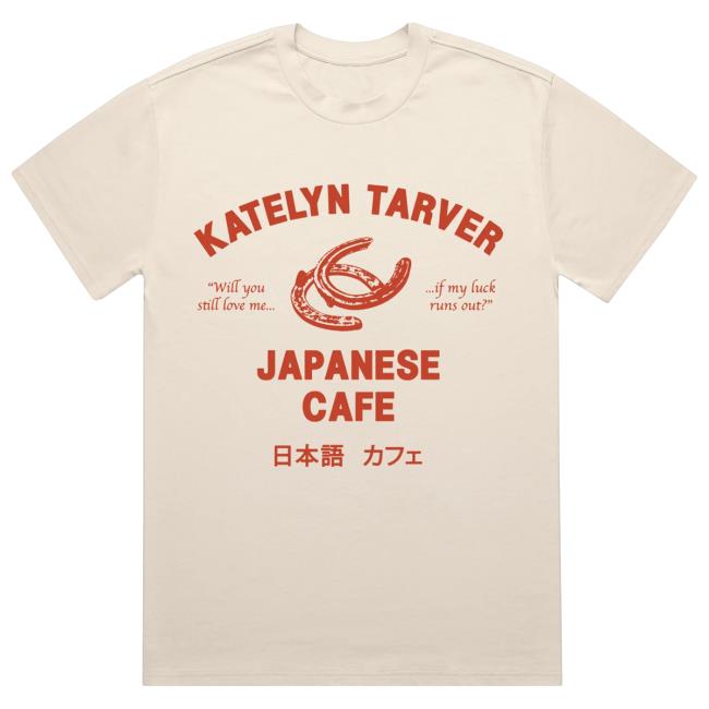 Official Katelyn Tarver Store Merch Japanese Cafe Hoodie
