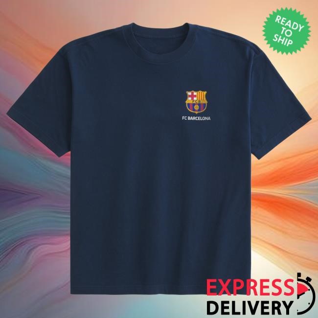 Official Hollister Co Merch Store FC Barcelona Graphic New Shirt Hollisterco