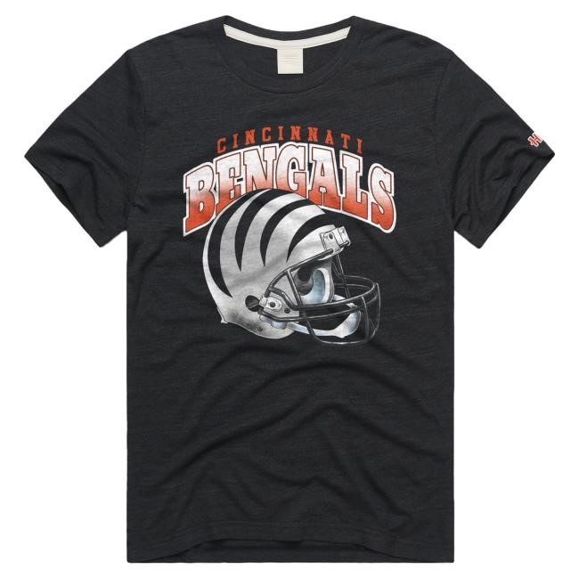 Cincinnati Bengals Gradient Alt Helmet Tee Homage | Cincinnati Bengals Official | NFL Football