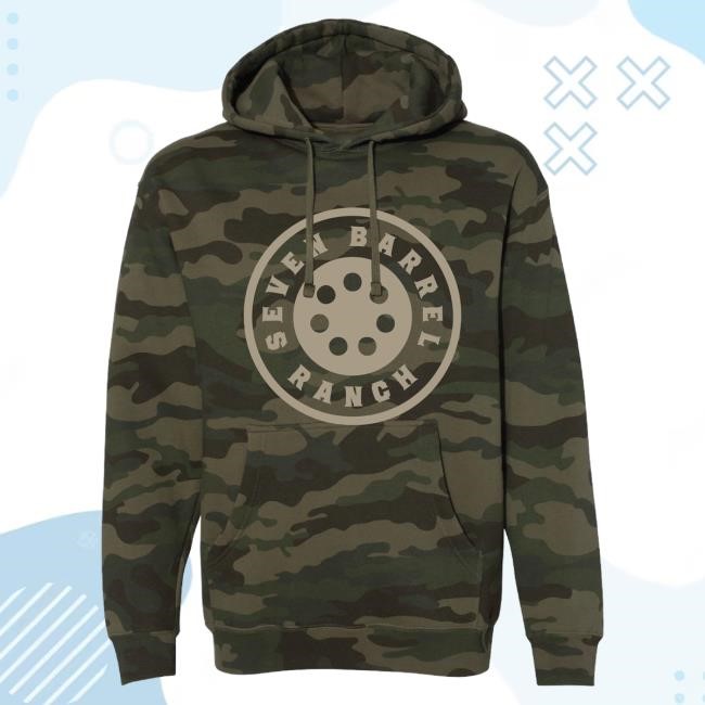 Official Dale Stark 7 Barrel Ranch Popover Hoodie - Camo