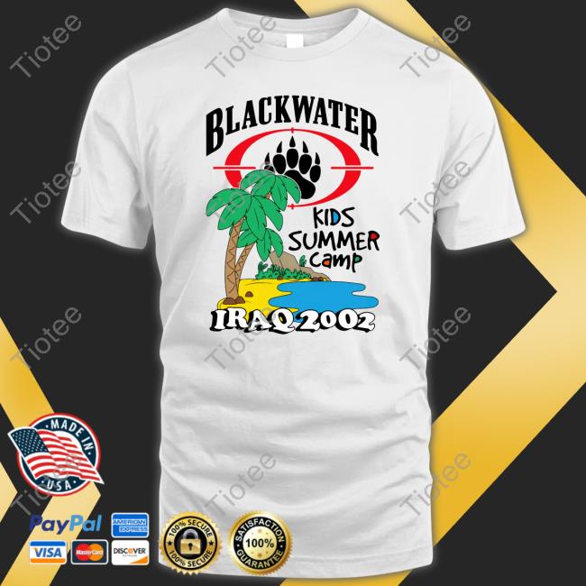 Shirt That Go Hard Kids Summer Camp Black Water Tee
