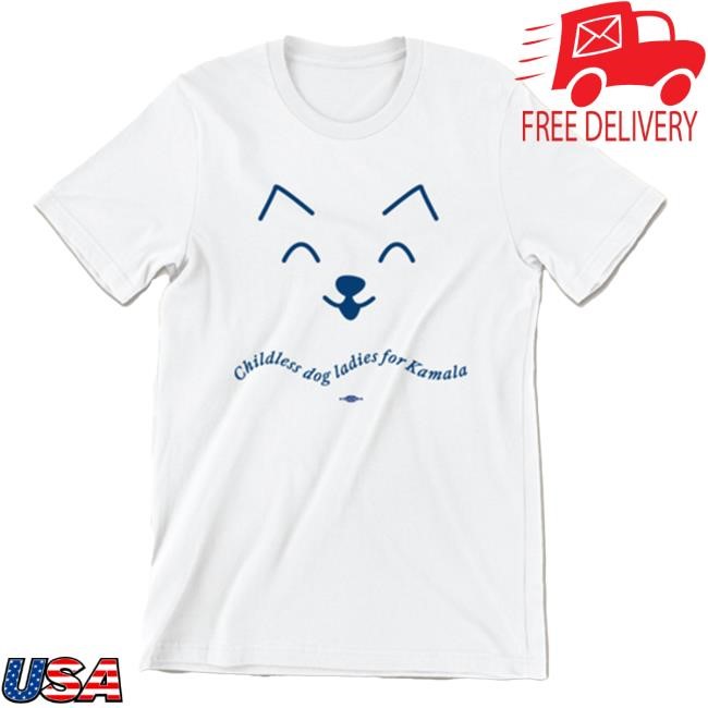 Kamala Harris Official Merch Store Dog Ladies For Kamala Essential T Shirt Kamala Harris x Tim Walz - Kamala Harris Clothing Shop Kamala Harris Apparel