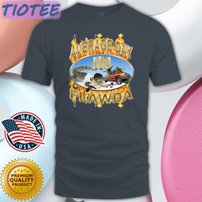 Crappy Worldwide Average Day In Flawda T Shirt