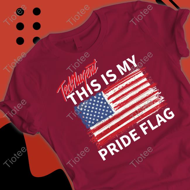 Official Real America's Voice Ted Nugent This Is My Pride Flag Hoodie
