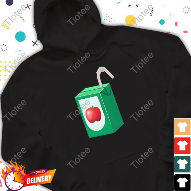 Jake Dickert Apple Juice Box If You're Juiceless You're Useless Hoodie