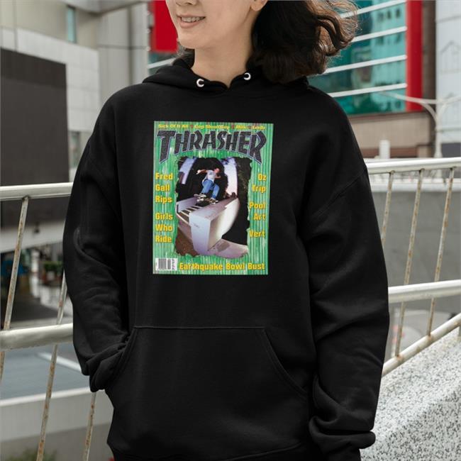 Thrasher Fred Gall Rips Girls Who Ride Shirt Hoodie