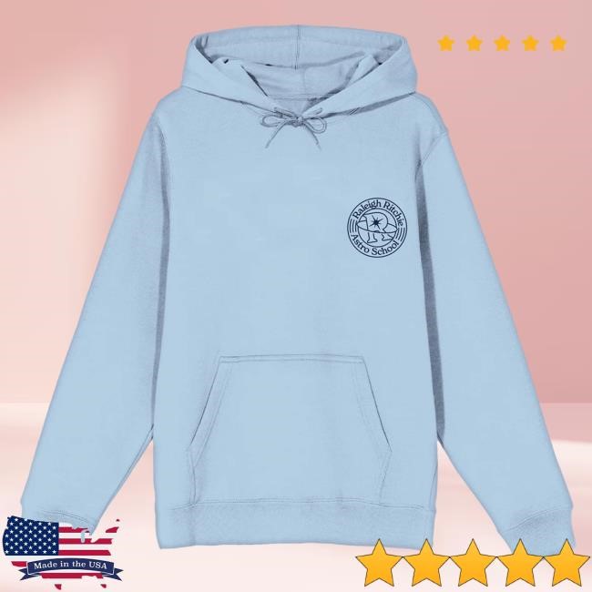 Astro School Long Sleeve Hoodie (Blue) Raleigh Ritchie Merch