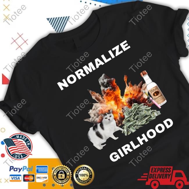 Normalize Girlhood Hoodie Sweatshirt