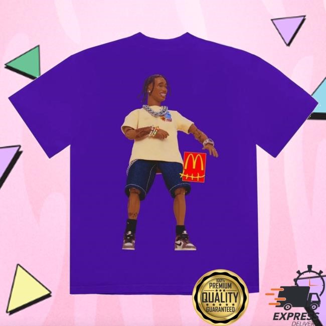 Official Travis Scott Merch Store Utopia Tour Presents Circus Maximus Mcdonald’S Action Figure Series II T-Shirt Travis Scott Apparel Clothing TravisScott